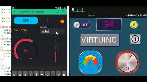 BLYNK VIRTUINO together