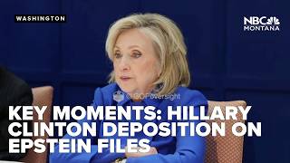 Key moments from Hillary Clinton's deposition on the Epstein files