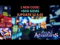 1 new code 500 gems update 1250 all working in anime adventures april 2023 roblox