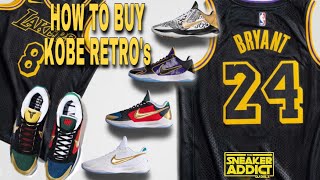 Nike Kobe 5 V Protro Retro Sneaker release Info  for Mamba Week - Undefeated,Big Stage,5x Champ,EYBL