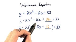 Unbalanced Equation - Visualizing Algebra