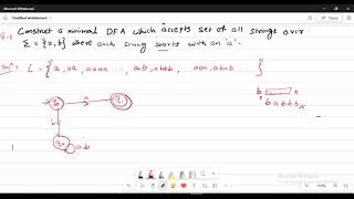 Constructing a Minimal DFA for Strings Starting with 'a'