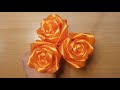 Szatén rózsa készítése egyszerűen / Easy ribbon rose