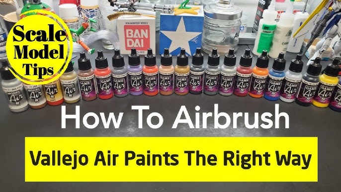 UPDATED: How to airbrush Vallejo Model Air paints. 