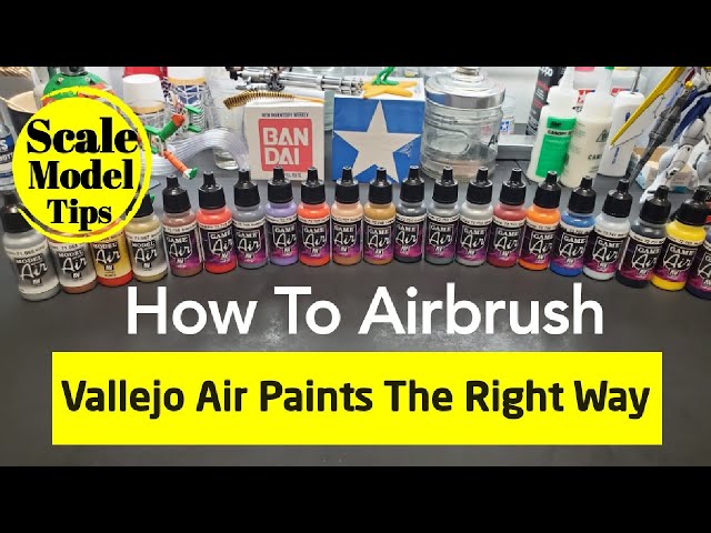 Airbrushing Vallejo Model Color 