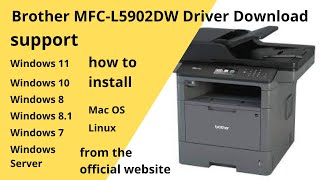 Brother MFC-L5902DW Driver Download and Setup Windows 11 Windows 10,Mac 13, Mac 12, Mac 11