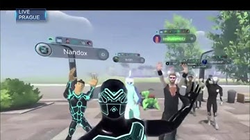 Conducting an interview in the metaverse... on TV?!