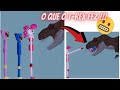 Mamae pernas longas, huggy, kissy missy dão de cara com o T-ReX l People playground