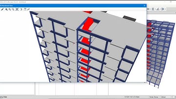 5 ETABS FULL PROJECT HD  3D VIEW