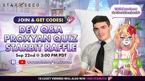 [Starseed: Asnia Trigger] Live Stream with Evan and Abradorable!