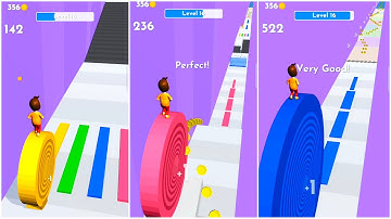 Layers Roll All Level Gameplay Android, Ios (Level 16-17)