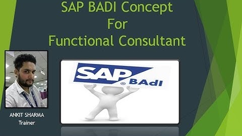 SAP BADI Implementation Learning for Functional Consultant