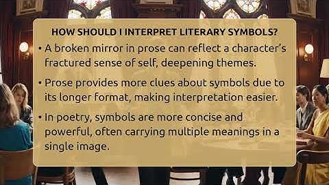 How Should I Interpret Literary Symbols? - The Prose Path