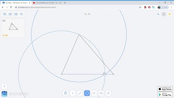 2.2 Euclidea - Intersection of Angle Bisectors - Soluce 2L 6E