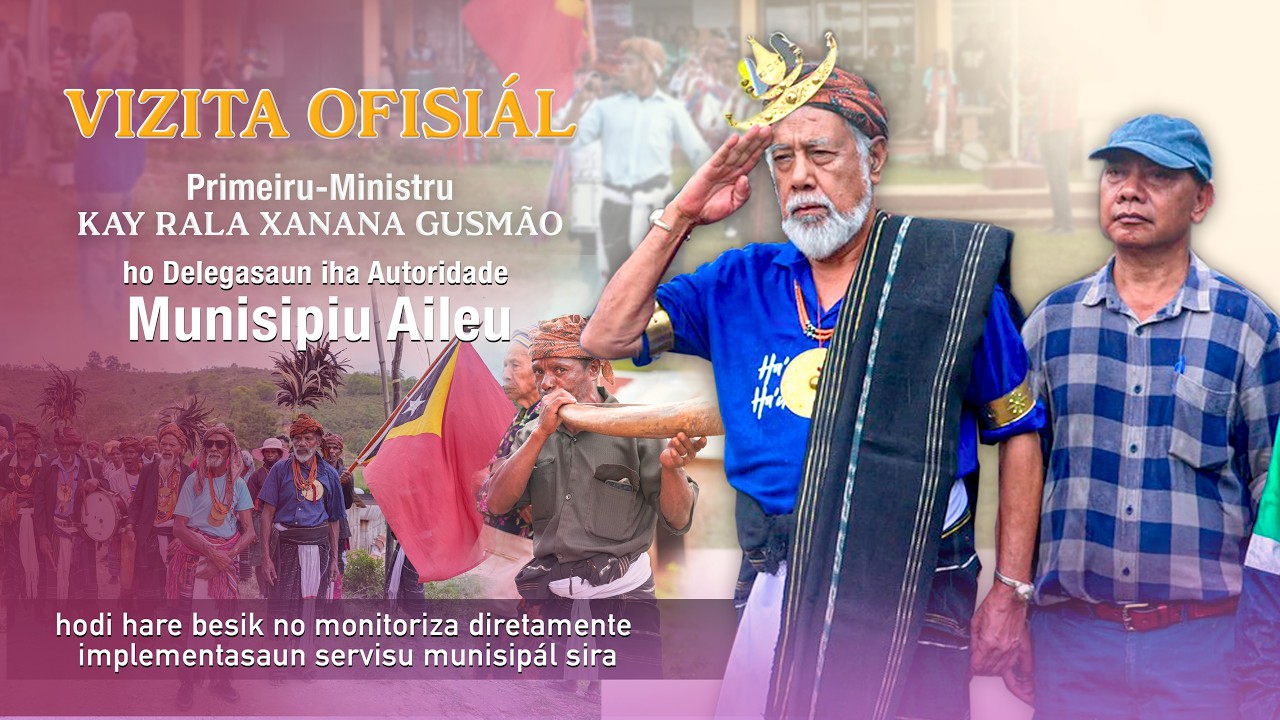 PRIMEIRU-MINISTRU  KAY RALA XANANA GUSMÃO,VIZITA OFISIAL IHA  AUTORIDADE MUNISÍPIU AILEU
