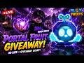 PORTAL FRUIT GIVEAWAY 🔥 | 45 Likes = Giveaway Start! | LIVE | NOVA DRIFT