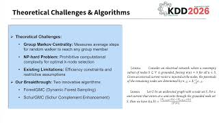 KDD 2026 - Fast Algorithms for Group Markov Centrality Optimization