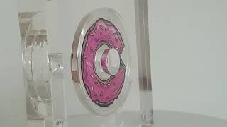 Tuvalu Silbermunze Simpsons Donut Www Bekomunzen De Youtube