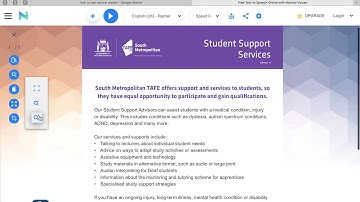 Natural Reader - Instructions for use