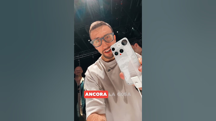 Lo SMARTPHONE più STRANO che vedrete OGGI, UFFICIALE! nothing Phone 3 #Shorts