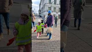 Wow Amazing Russian Cute Baby Going School