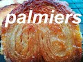 Palmiers AKA Palm trees, crispy puff pastry biscuit