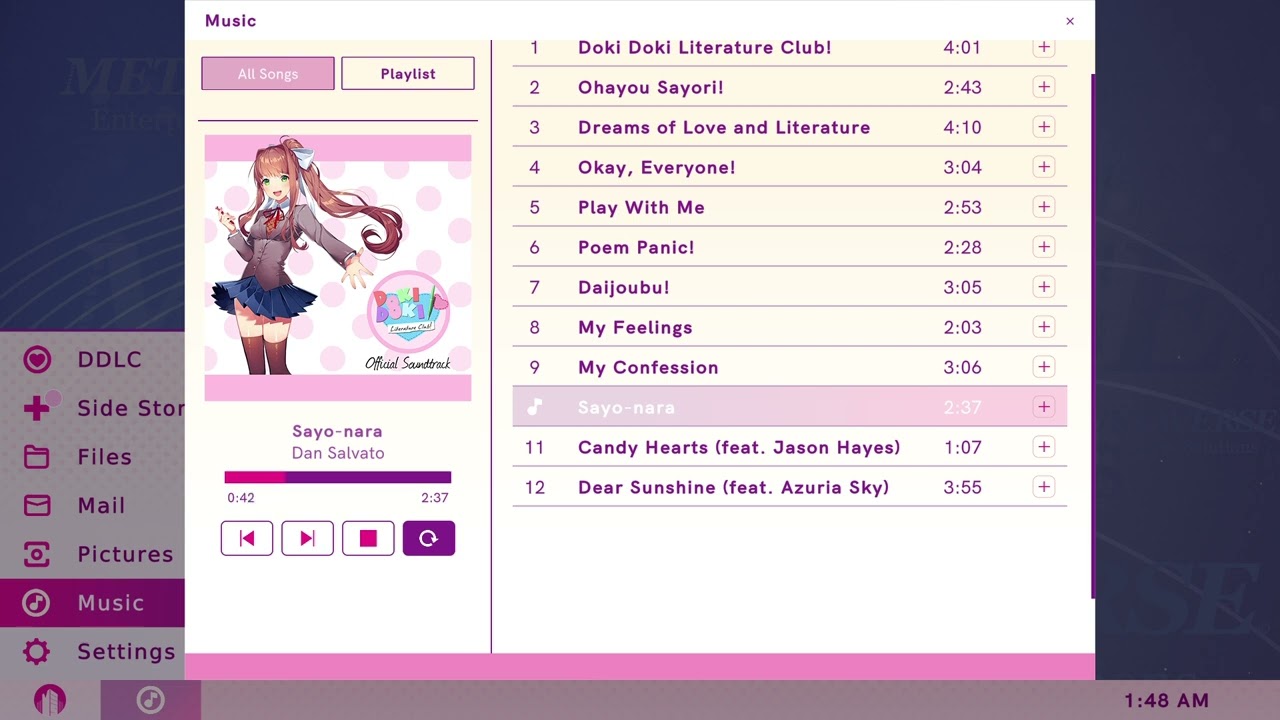 Doki Doki Literature Club Plus! (PS5) - Buy my mixtape (SILVER)