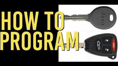 How To Program Transponder Keys: Chrysler Vehicles