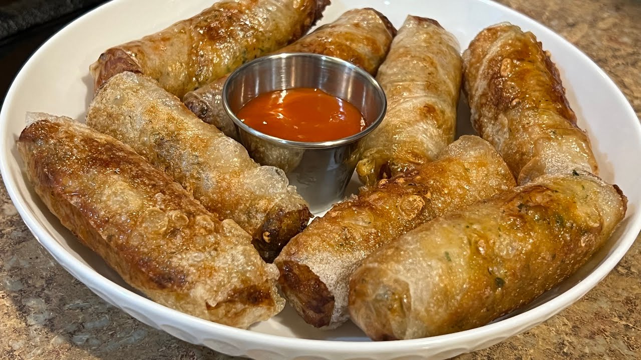 لينيم أو سيكار أزياتيك بورقة الأرز المقرمشة مع كل التفاصيل لذيذة و سهلة التحضير