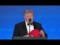 Trump Jokingly Gives 'Scoop' to WHCD Journalists About 2028 Run: 'I Want to Save Your Ratings'