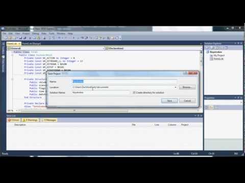 [VB.NET] How to Record Keystrokes in Visual Basic [KeyHooks]