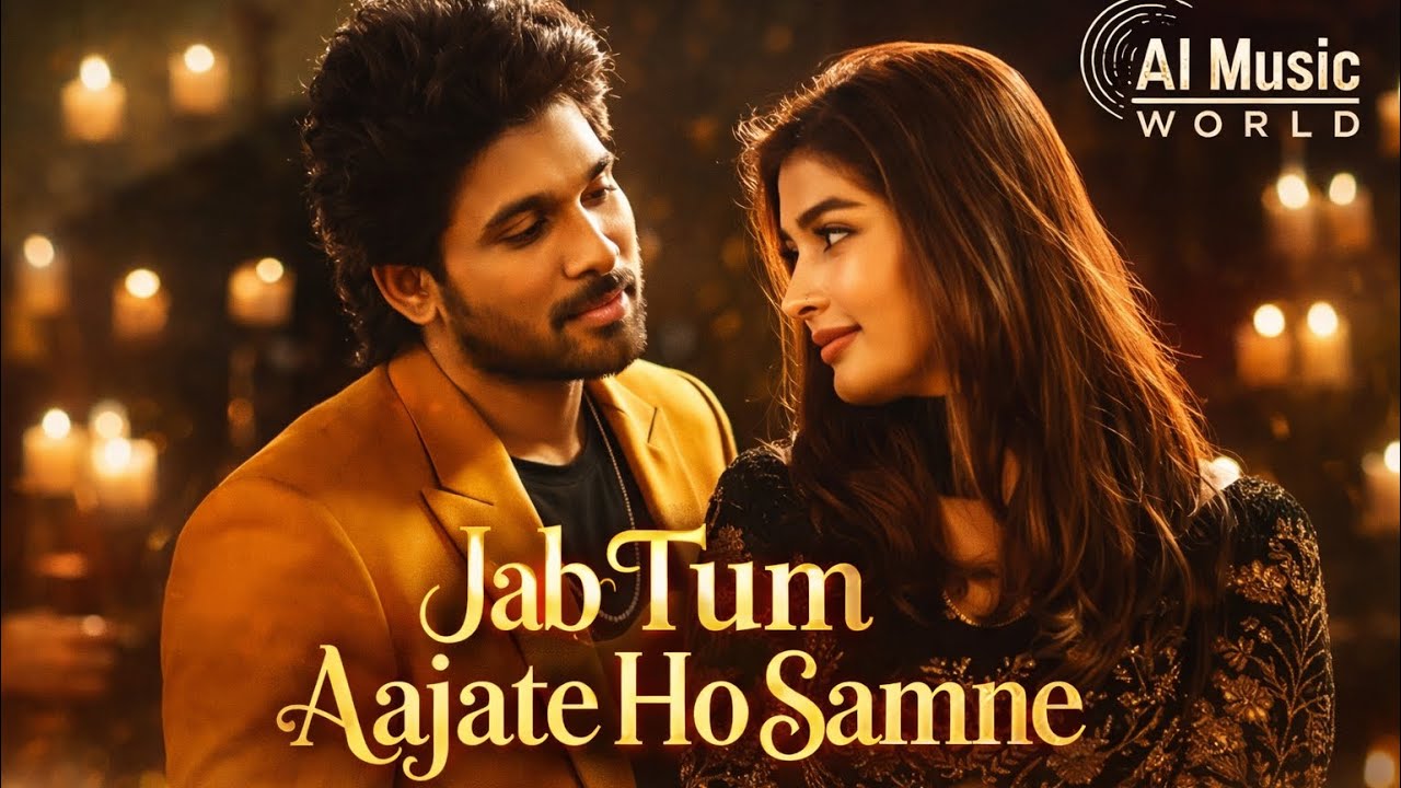 Jab Tum Aajate Ho Samne ❤️ | Romantic Love Song | Recreated Version | AI Music World