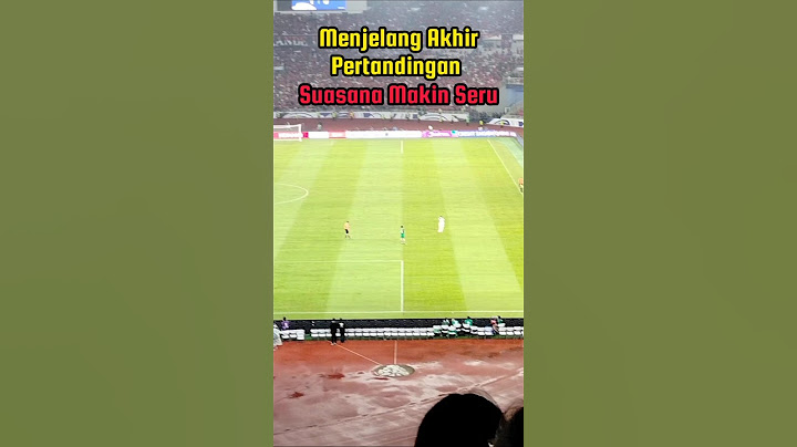 MAKIN TEGANG..!! Menjelang Akhir Pertandingan Indonesia Vs KSA