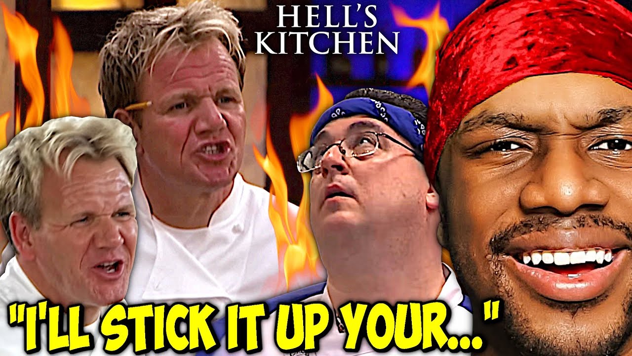 Watching Gordon Ramsay's Best Insults On Hell's Kitchen