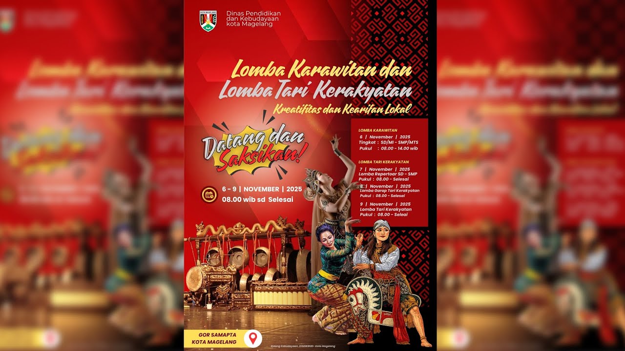 LOMBA KARAWITAN DAN LOMBA TARI KERAKYATAN HARI 1 TINGKAT SD  