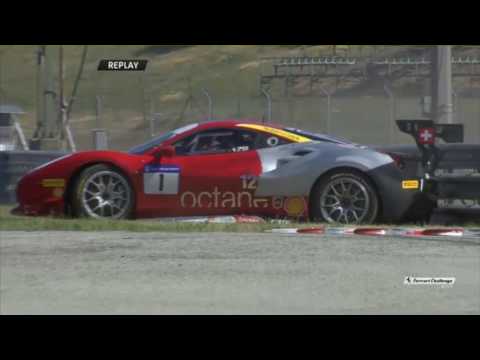 ferrari-challenge-europe-(trofeo-pirelli)-2017.-qualifying-hungaroring.-bjorn-grossmann-crash