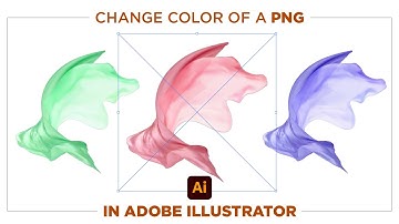 Change the Color of a PNG file in Illustrator | Illustrator Teachings | Change PNG Color