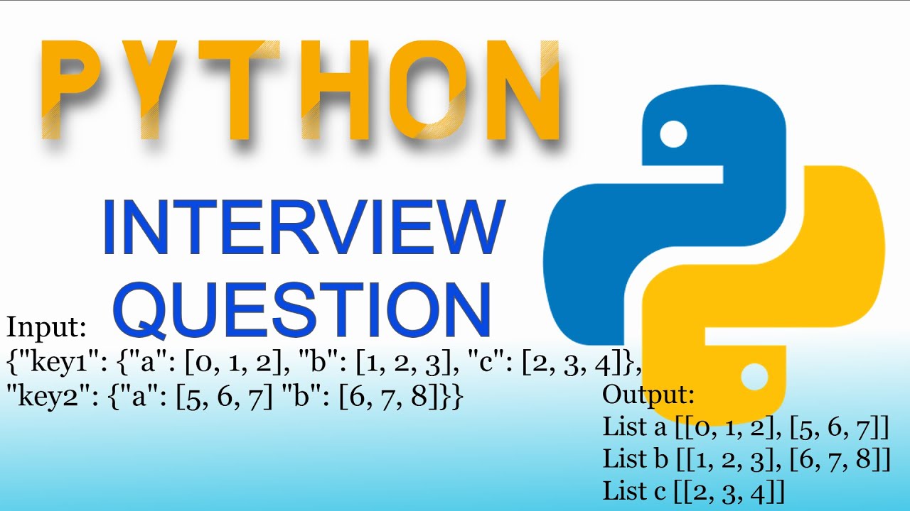 PYTHON INTERVIEW QUESTIONS and ANSWERS | Code with KG - YouTube