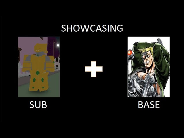 Bruh Fusion The Cyborg Showcase Fusion Showcase Project Jojo Youtube - roblox project jojo cyborg