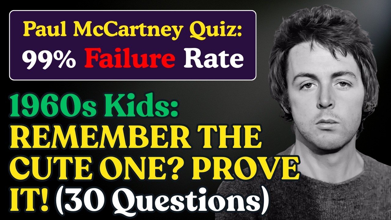 Remember the 60s? Only Real Fans Get 30/30 on This McCartney Quiz!