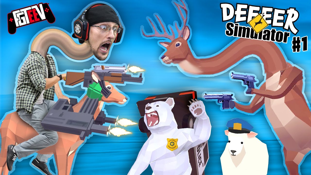 Deeeer Simulator The Greatest Game Of 2020 W Fgteeeeeeev Youtube - youtube fgteev roblox simulator