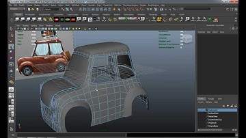 Creating A Stylized Car In Maya, The Complete Workflow - Part 2-10