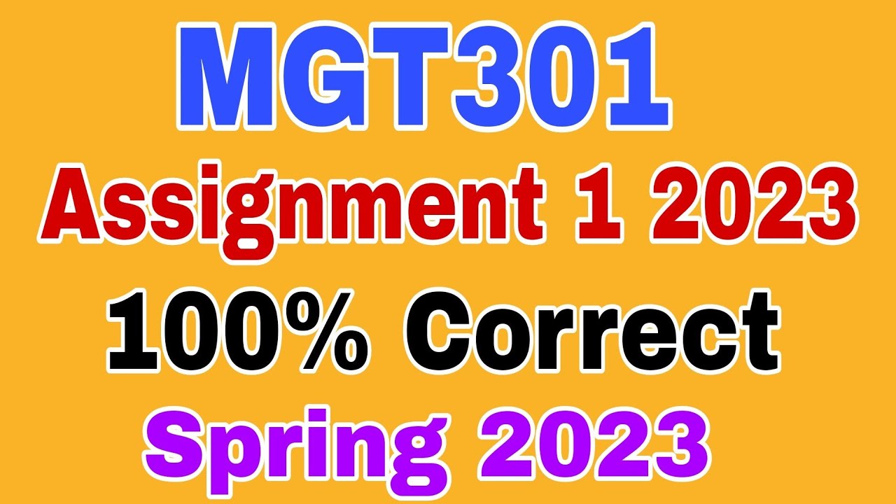 principles of marketing (mgt301) spring 2023 assignment no. 1