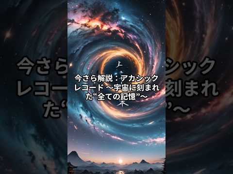 今さら解説 アカシックレコード 宇宙に刻まれた 全ての記憶 とは
