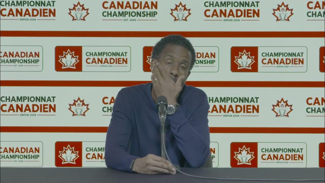 Aprèsmatch CF Montréal FC , Wilfried Nancy, Ibrahim Sunusi. 25