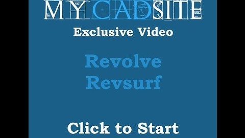 AutoCAD 2016 Revolve and Revsurf Commands, level 3, lesson 8, Revolve and Revsurf