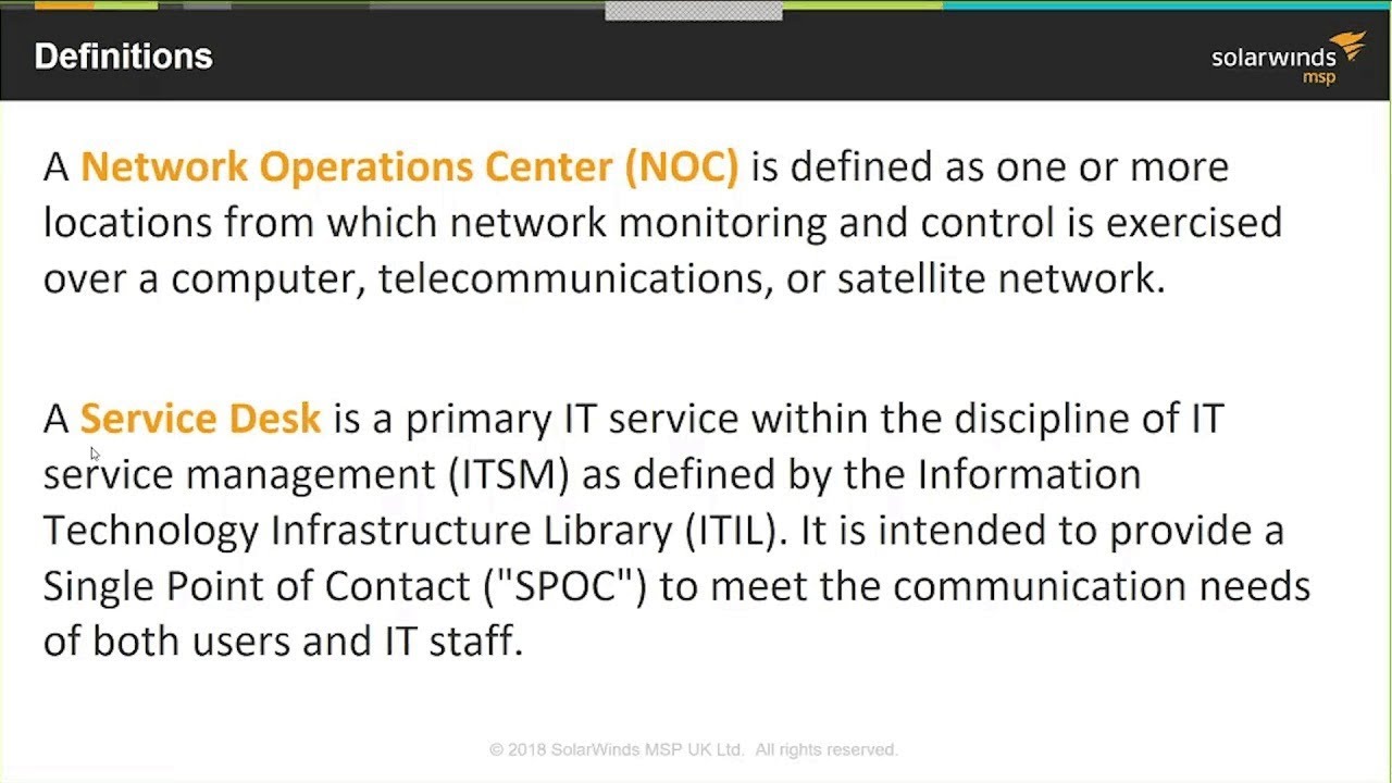 Operational Success Best Practices Solarwinds Msp