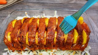 Mijn familie probeerde dit varkensvlees voor het eerst in de oven. Makkelijk recept!