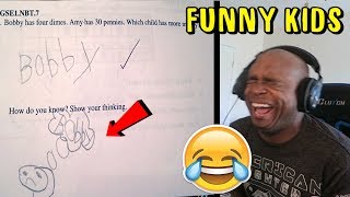 Funniest Kid Test Answers REACTION