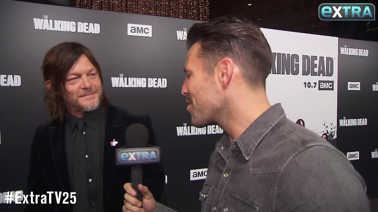 Does Norman Reedus Think Daryl Will Be The New Rick On The Walking Dead Youtube
